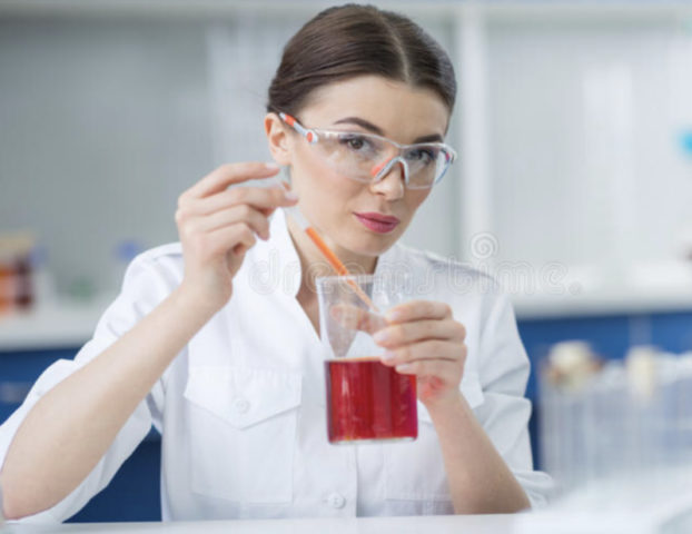 Woman Lab Scientist-Original
